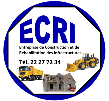 Logo ECRI Burundi Entreprise de Construction et Rehabilitation des Infrastructures